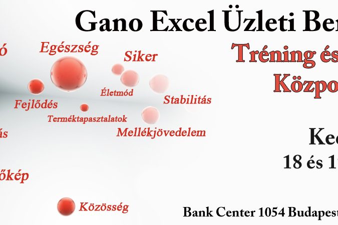 Gano Excel Üzleti Bemutatók