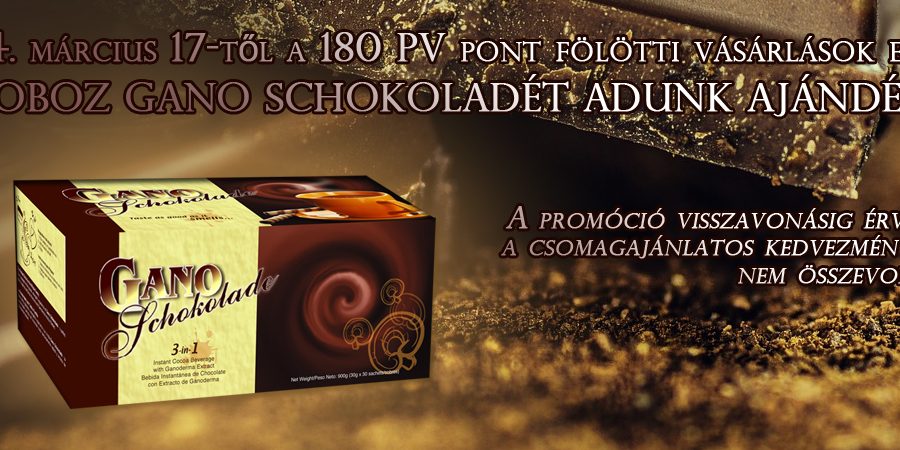 Ajándék Gano Schokolade