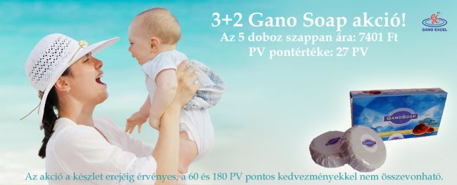 Ganodermás szappan akció