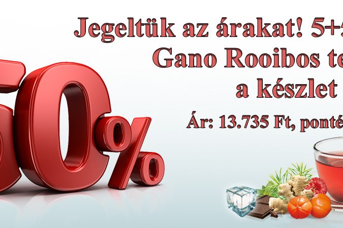 5-öt fizet, 10-et kap Gano tea akció