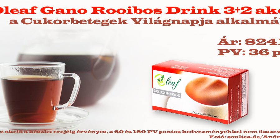 3+2 ganoderma tea akció
