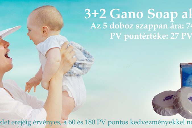 Gano Excel ganoderma szappan akció