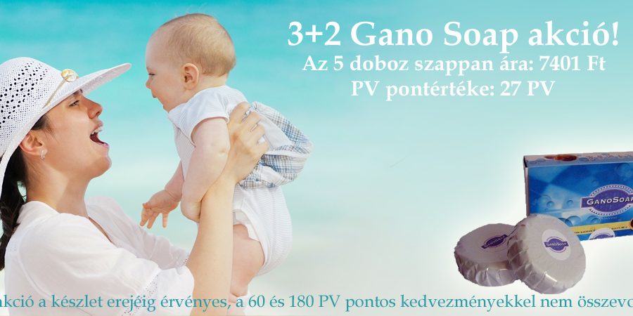 Gano Excel ganoderma szappan akció