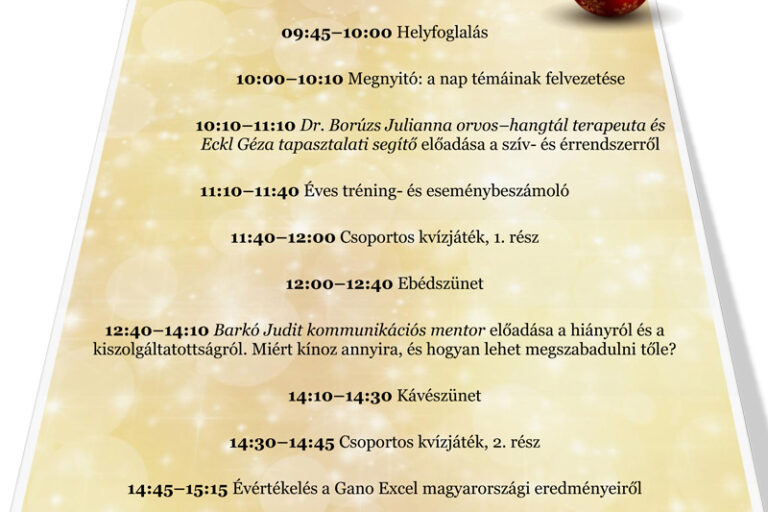 Országos Találkozó programterv 2014.11.29