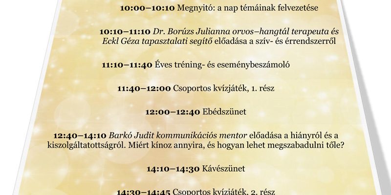 Országos Találkozó programterv 2014.11.29