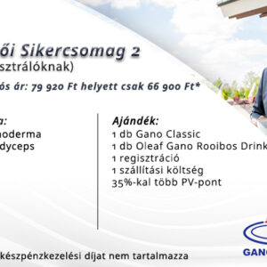 VEZETŐI SIKERCSOMAG 2 regisztrációval