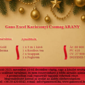 Karácsonyi csomag - Arany