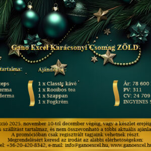 Karácsonyi csomag - Zöld