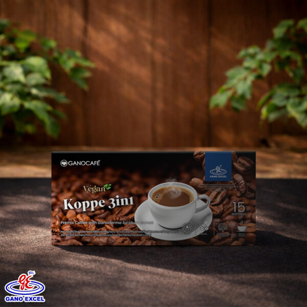 GanoCafé Végan Koppe 3in1 instant kávé - Image 3