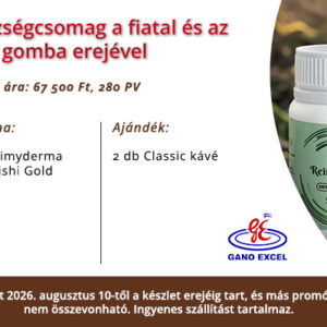 Egészségcsomag a fiatal és az érett gomba erejével